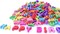 300+ PCS Large Alphabet Beads (9×12mm) – A–Z Plastic Letter Beads in Solid Colors for Jewelry & Crafts